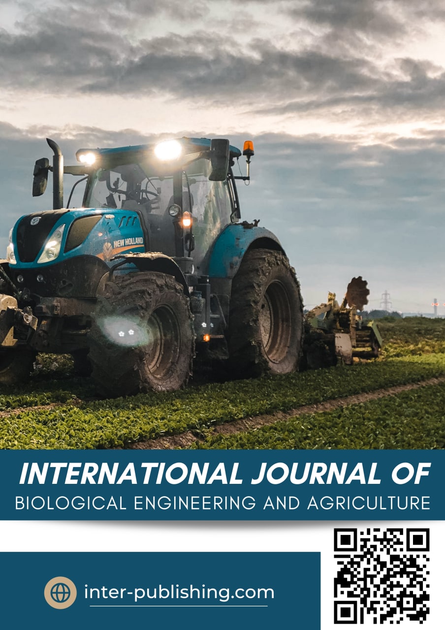 					View Vol. 1 No. 1 (2022):  INTERNATIONAL JOURNAL OF BIOLOGICAL ENGINEERING AND AGRICULTURE
				