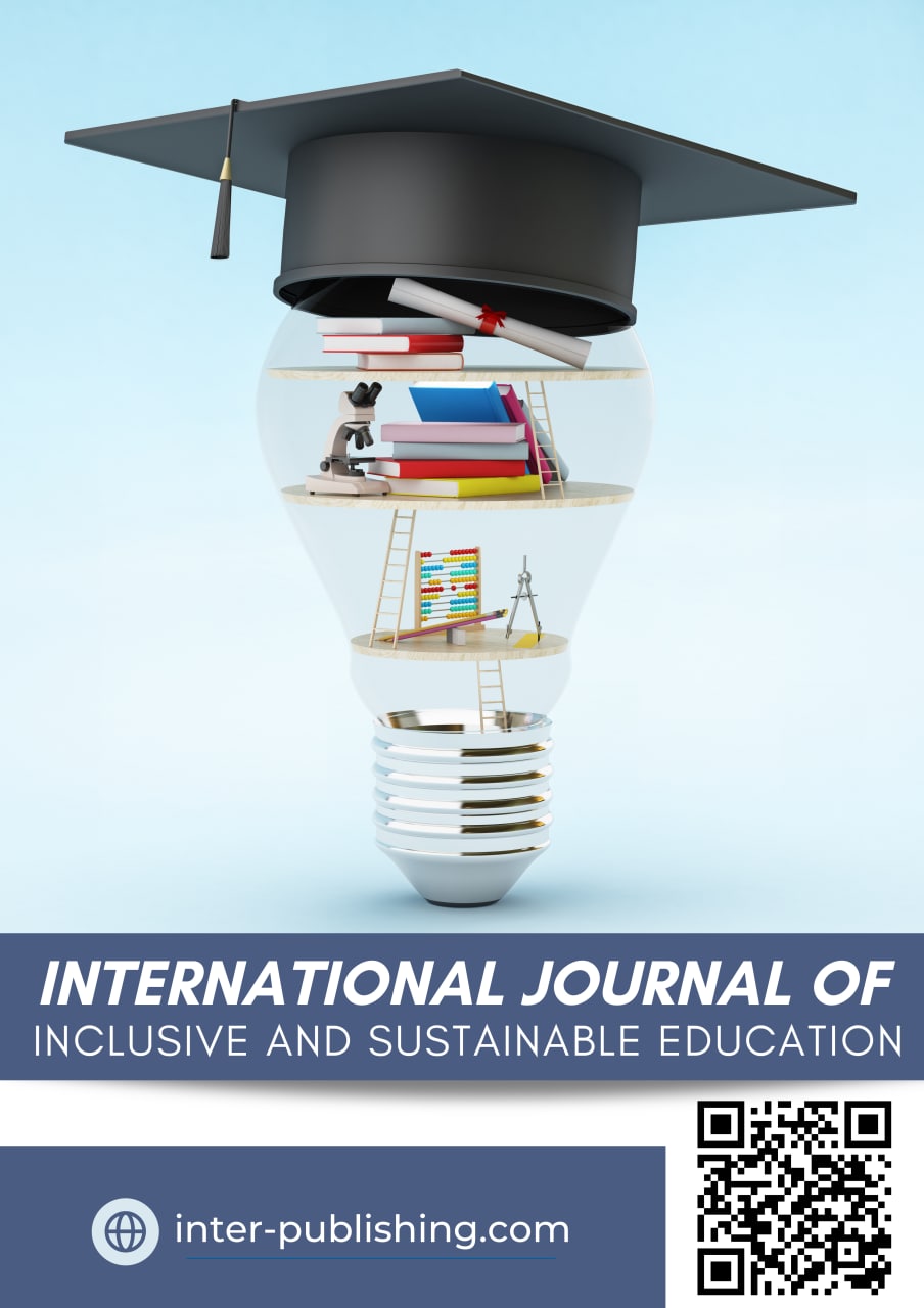 					View Vol. 1 No. 2 (2022): INTERNATIONAL JOURNAL OF INCLUSIVE AND SUSTAINABLE EDUCATION
				